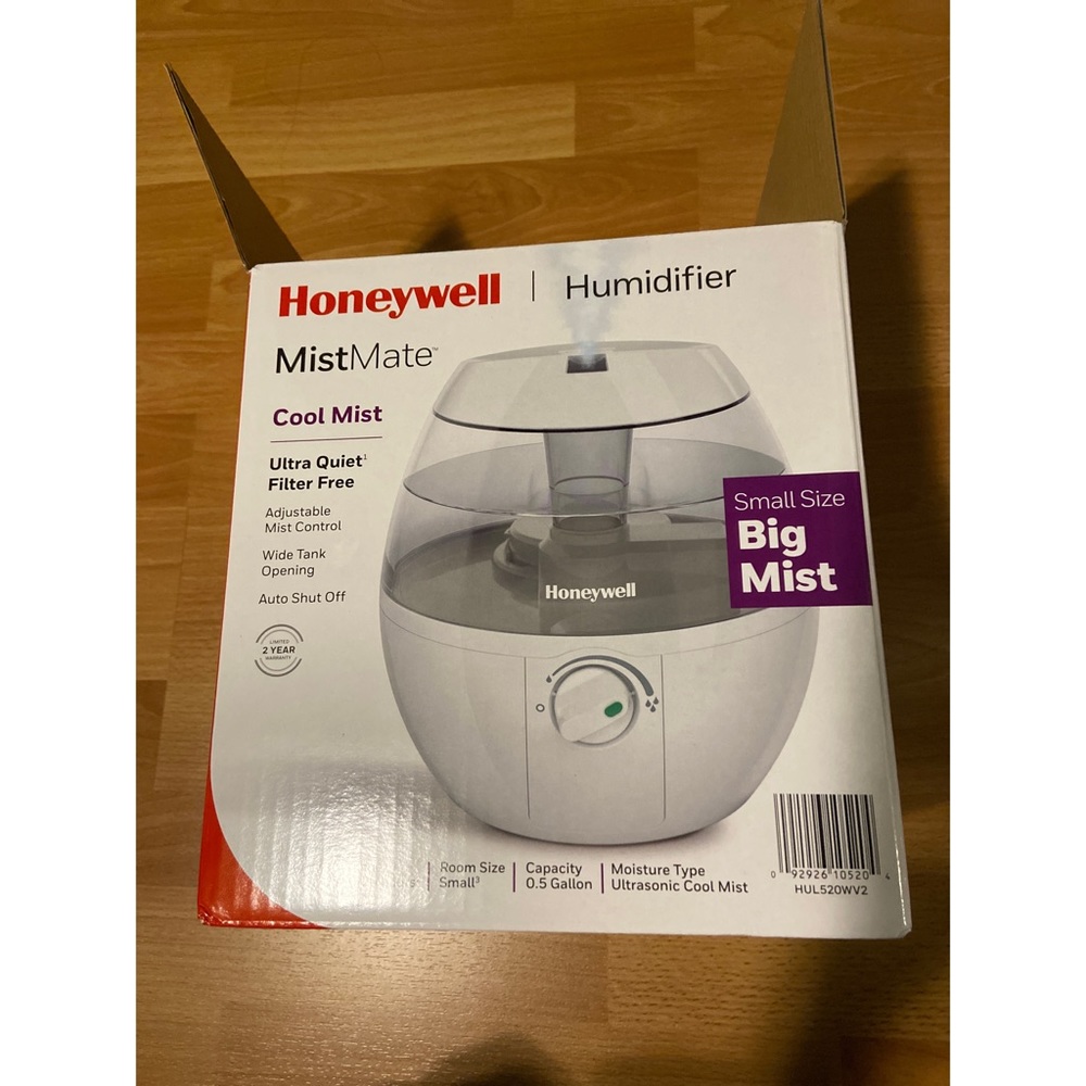 Honeywell cool mist humidifier small ultra quiet